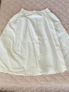 Free People Katia ivory skirt (tea color)